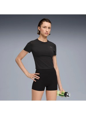 Puma Kadın Siyah Puma W Puma Shape Baby Tee Siyah Kadın Crop