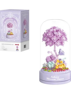 Balody Sakura Blossom Müzik Kutusu Yapı Bloğu Seti – 436 Parça