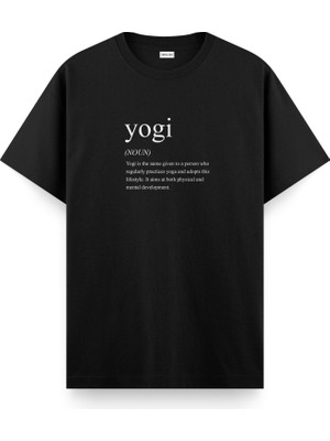 Yogi Yoga Regular T-Shirt Siyah