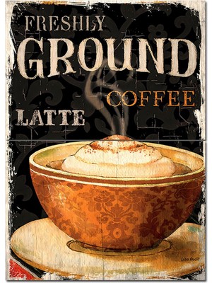 Latte Afişi Mdf Poster 70CMX 100CM