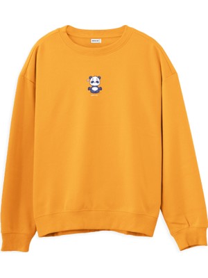 Meditation Yoga Regular Sweatshirt Portakal