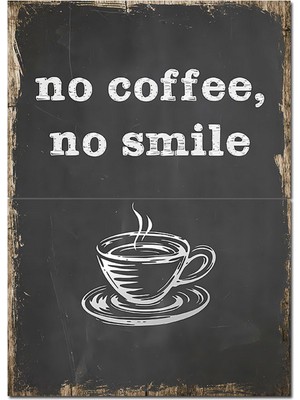 Kahve Fincanı Mdf Poster 70CMX 100CM