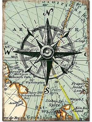 Pusula Mdf Tablo 70CMX 100CM