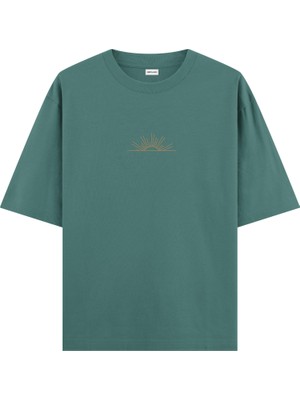 Yang Yoga Oversize T-Shirt Yeşil
