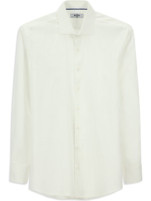 Uzun Kol Klasik Desenli Pamuk Gömlek