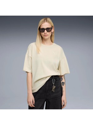 Puma Kadın Krem Puma Her Oversized Tee Krem Kadın T-Shirt