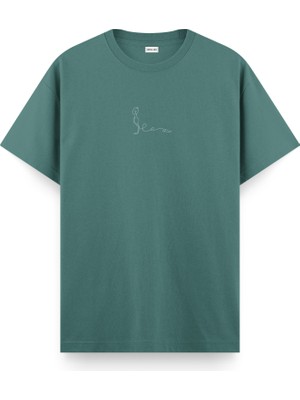 Bhujangasana Yoga Regular T-Shirt Yeşil