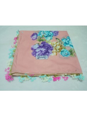 Cenk ve Reyhan El Emeği Iğne Oyası Yazma , Fular ,yemeni, Mevlüt Örtüsü ,hediyelik 4 Kenarı Oyalı