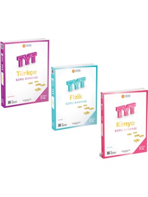 Üç Dört Beş Tyt Fizik Tyt Türkçe Tyt Kimya Soru Bankası 3 Kitap Set