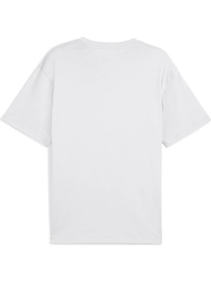 Puma Erkek Beyaz Puma Ess Relaxed No. 1 Logo Tee Beyaz Erkek T-Shirt