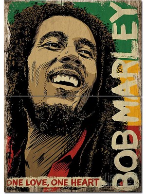 Bob Marley Art Mdf Poster 70CMX 100CM