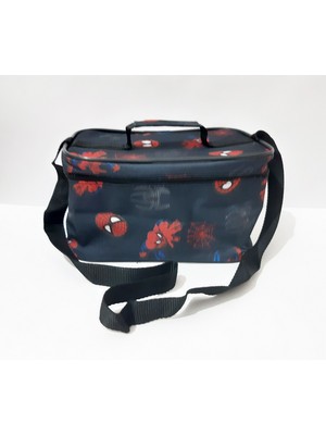 Beslenme Çanta Okul Için Desenli 24X16X14 cm Termoslu Beslenme Çantası