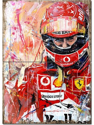 Formüla Pilotu Hediyelik Mdf Tablo 70CMX 100CM