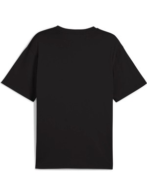 Puma Erkek Siyah Puma Ess Relaxed No. 1 Logo Tee Siyah Erkek T-Shirt