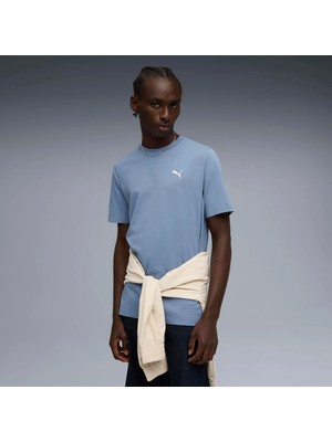 Puma Erkek Mavi Puma Wardrobe Ess Tee Mavi Erkek T-Shirt
