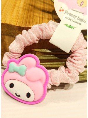 Monalisa Home Lüks  Figürlü Renkli Çocuk Tül Lastik Toka