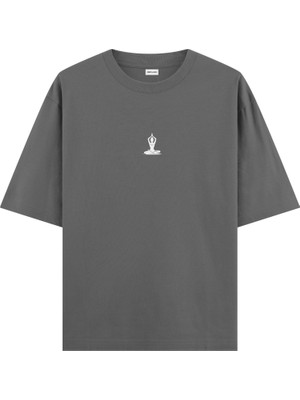 Sukhasana Yoga Oversize T-Shirt Antrasit
