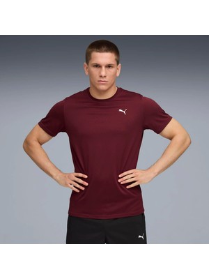 Puma Erkek Kırmızı Puma M Tad Ess Solıd Cat Tee Lc Kırmızı Erkek T-Shirt