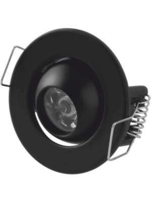 Cata Ct 5268 1.5W Siyah Kasa LED Spot 6500K Beyaz Işık