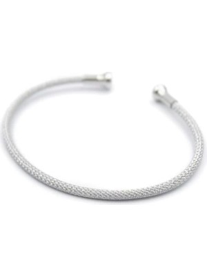 Hasır Pndr Bileklik - Gümüş