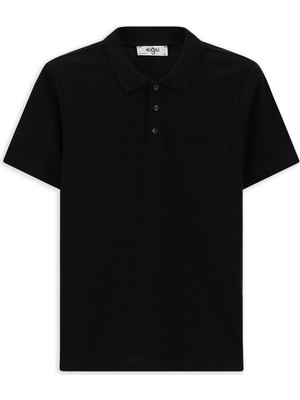 Kiğılı Slim Fit Dar Kesim Pamuk Cepli Polo Yaka Tişört