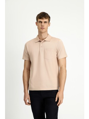 Regular Fit Pamuklu Nakışlı Polo Yaka Tişört