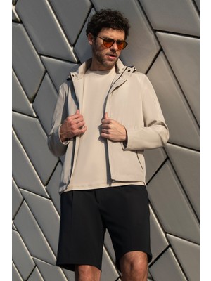 Kapüşonlu Spor Mont