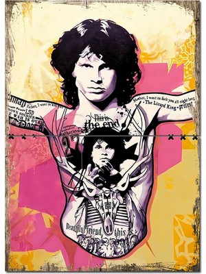 Jim Morrison Mdf Poster 70CMX 100CM