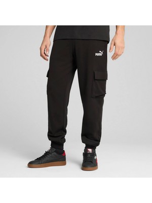 Puma Erkek  Puma Ess No. 1 Logo Cargo Pants Siyah Erkek Eşofman Altı