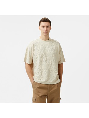 Unıted4 Erkek Krem T-Shirt