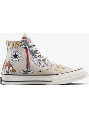 Converse x Tom & Jerry Chuck 70 Unisex Bej Sneaker