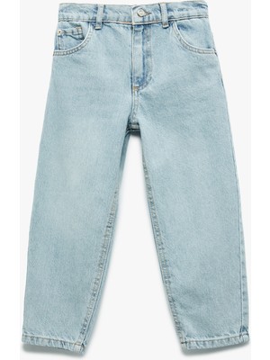 Rahat Kesim Pamuklu Denim Pantolon