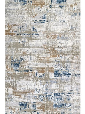 Bespoky 80x150 cm Gri Krm Modern Lüks Yıkanabilir Halı | Mutfak Balkon Yatak Odası Halısı | Leke Tutmayan Kaymaz | KRM_SOFT-702