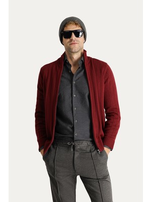 Fermuarlı Triko Hırka