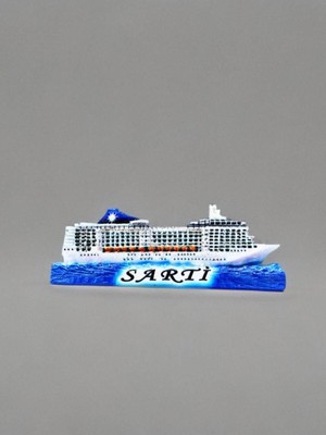 Sarti Temalı Kabartmalı Polyester Magnet 10CM x 4cm