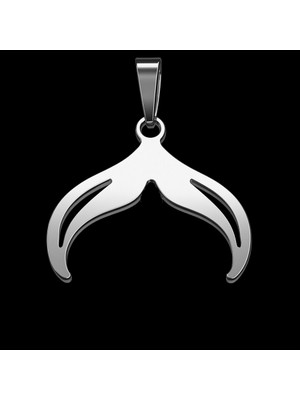 TabiTela 925 Ayar gümüş kolye balina kuyruğu   SM8465