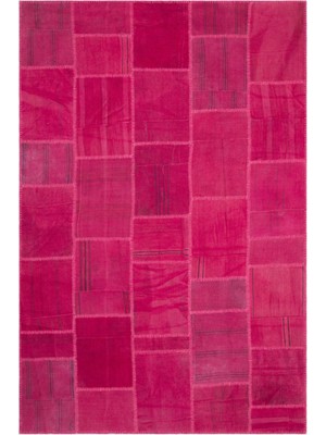 Hali.Net 197x297 cm Kırmızı Vintage Anadolu Yün Halı | Salon Yatak Odası Halısı | Doğal Yün El Yapımı El Dokuma Hav Vermez | UNİQUE-22440