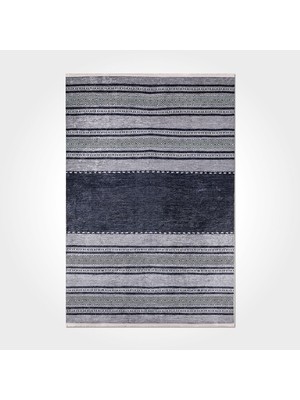 Hali.Net 120x120 cm Antrasit Yıkanabilir Halı | Yatak Odası Çocuk Odası Halısı | Leke Tutmaz Hipoalerjenik | İSKANDİNAV-3012PC