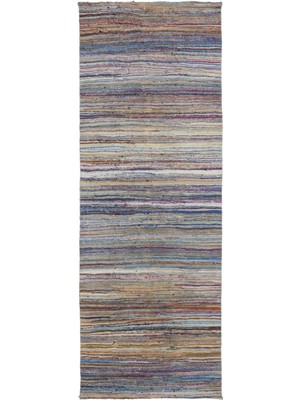 Hali.Net Teselya Bej Patchwork Yün Modern Desenli Yün Hav Toz Vermez Leke Tutmayan Salon Yolluk Mutfak El Dokuma Halı