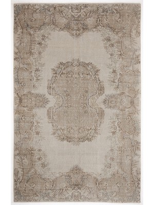 Hali.Net Atina Bej Eskitme Yün Modern Desenli Yün Hav Toz Vermez Leke Tutmayan Salon Yolluk Mutfak El Dokuma Halı