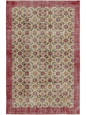 Hali.Net Vintage Gri Eskitme Yün Modern Desenli Yün Hav Toz Vermez Leke Tutmayan Salon Yolluk Mutfak El Dokuma Halı