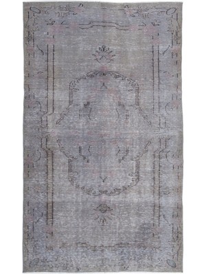 Hali.Net Atina Gri Eskitme Yün Modern Desenli Yün Hav Toz Vermez Leke Tutmayan Salon Yolluk Mutfak El Dokuma Halı