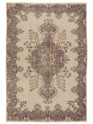 Hali.Net Atina Mavi Eskitme Yün Modern Desenli Yün Hav Toz Vermez Leke Tutmayan Salon Yolluk Mutfak El Dokuma Halı