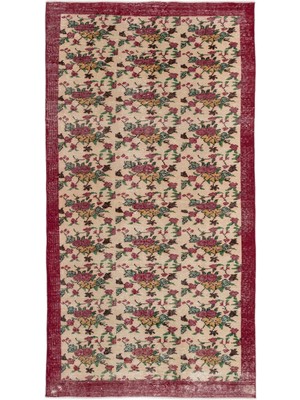 Hali.Net Atina Bej Eskitme Yün Modern Desenli Yün Hav Toz Vermez Leke Tutmayan Salon Yolluk Mutfak El Dokuma Halı