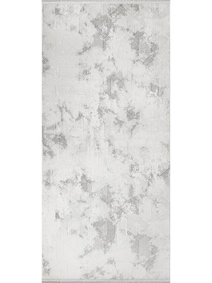 Hali.Net 120x120 cm Gri Mat Modern Stone Halı | Yatak Odası Çocuk Odası Salon Halısı | Hav Vermez Leke Tutmaz | NEXUS-NX007A