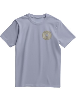 Unisex Kısa Kollu Filistin Eski Gazeti Sayfası Baskılı Tişört S - 2xl T300030