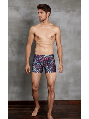 Doreanse Erkek Zebra Baskılı Boxer 1872