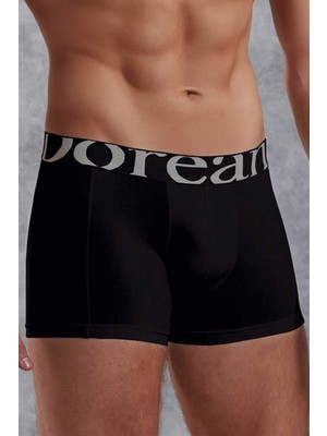 DOREANSE 1777 ERKEK MODAL BÜYÜK BEDEN SİYAH BOXER