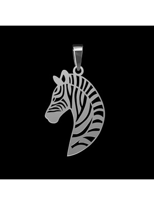 TabiTela 925 Ayar gümüş kolye zebra SM8595