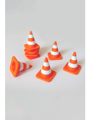 Mini Trafik Konisi 8’li Set - Bioplastik